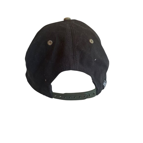 Salt Life Black & Olive Green Snapback Hat Summer Boating Vacation Coastal - Picture 3 of 5